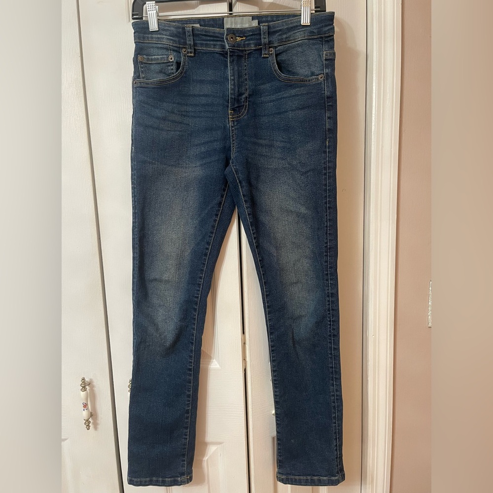 Lucky Brand Dark Blue Straight Leg Jeans size 14 (runs small)